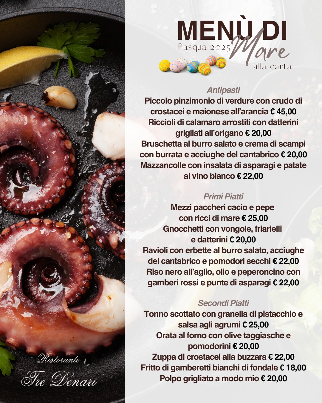 Pasqua - Menù di carne